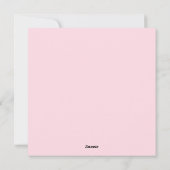 Cute Valentijnsdag Feestdagenkaart (Achterkant)