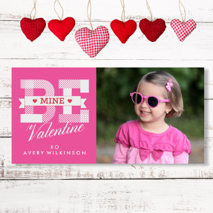Cute Valentijnsdag-fotokaart is mijn Typografie Feestdagenkaart