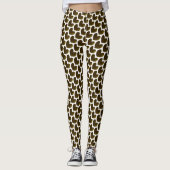 Cute Valentijnsdag Heart Pattern Leggings (Voorkant)