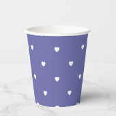Cute Valentijnsdag Heart Pattern Papieren Bekers (Voorkant)