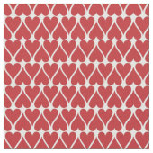 Cute Valentijnsdag Hearts Pattern Stof (Close Up)