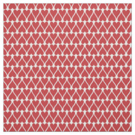 Cute Valentijnsdag Hearts Pattern Stof