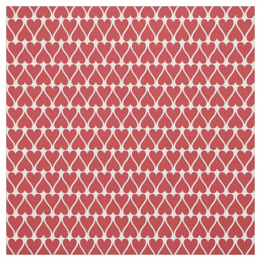 Cute Valentijnsdag Hearts Pattern Stof (Swatch)