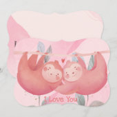 Cute Valentijnsdag Holiday Card Feestdagenkaart (Voorkant / Achterkant)