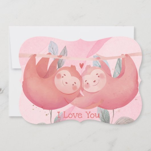 Cute Valentijnsdag Holiday Card Feestdagenkaart (Voorkant)