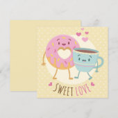 Cute Valentijnsdag Holiday Card Feestdagenkaart (Voorkant / Achterkant)