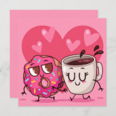 Cute Valentijnsdag Holiday Card Feestdagenkaart (Voorkant / Achterkant)