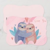 Cute Valentijnsdag Holiday Card Feestdagenkaart (Voorkant / Achterkant)