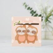 Cute Valentijnsdag Holiday Card Feestdagenkaart (Staand voorkant)