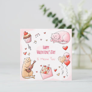 Cute Valentijnsdag Holiday Card Feestdagenkaart