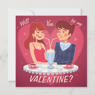 Cute Valentijnsdag Holiday Card Feestdagenkaart