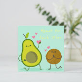 Cute Valentijnsdag Holiday Card Feestdagenkaart (Staand voorkant)