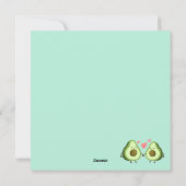 Cute Valentijnsdag Holiday Card Feestdagenkaart (Achterkant)