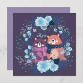 Cute Valentijnsdag Holiday Card Feestdagenkaart (Voorkant / Achterkant)