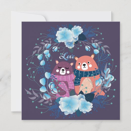 Cute Valentijnsdag Holiday Card Feestdagenkaart (Voorkant)