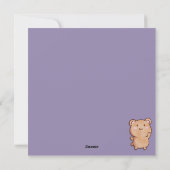 Cute Valentijnsdag Holiday Card Feestdagenkaart (Achterkant)