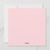 Cute Valentijnsdag Holiday Card Feestdagenkaart (Achterkant)