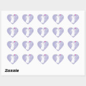 Cute Valentijnsdag Kat Hart Sticker (Vel)