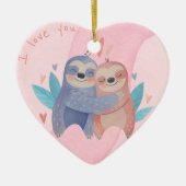 Cute Valentijnsdag keramisch Ornament (Voorkant)
