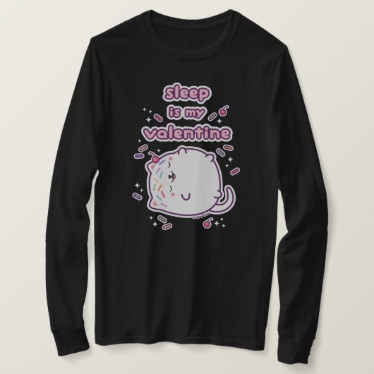 Cute Valentijnsdag Kitty Cat T-shirt (Design voorkant)