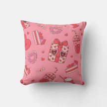 Cute Valentijnsdag Kussen met Patroon