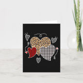 Cute Valentijnsdag Love Hearts Girls Kinder Tiener Kaart (Voorkant)