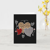 Cute Valentijnsdag Love Hearts Girls Kinder Tiener Kaart (Gele Bloem)