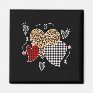 Cute Valentijnsdag Love Hearts Girls Kinder Tiener Magneet