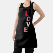 Cute Valentijnsdag Love Typography Baking Schort (Insitu)
