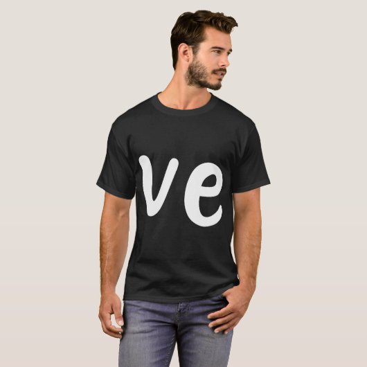 Cute Valentijnsdag Matching Couple Outfit Gift Lo T-shirt (Voorkant volledig)