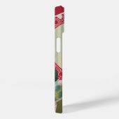  Cute Valentijnsdag, meisje met bloemen Case-Mate iPhone Case (Achterkant / Rechts)