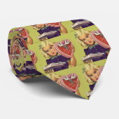  Cute Valentijnsdag, meisje met chocolade Stropdas (Opgerold)