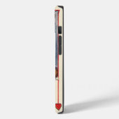 Cute Valentijnsdag, meisje met rood hart Case-Mate iPhone Case (Achterkant / Links)