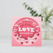 Cute Valentijnsdag Note Kaart (Staand voorkant)