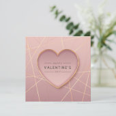 Cute Valentijnsdag Note Kaart (Staand voorkant)