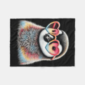Cute Valentijnsdag Pinguïn Hart Singles Jongens Fleece Deken (Voorkant (Horizontaal))