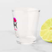 Cute Valentijnsdag Shark Shot Glas (Rechts)