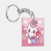 Cute Valentijnsdag Sleutelhanger (Voorkant Links)