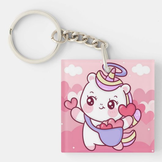 Cute Valentijnsdag Sleutelhanger (Voorkant)