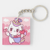 Cute Valentijnsdag Sleutelhanger (Achterkant)