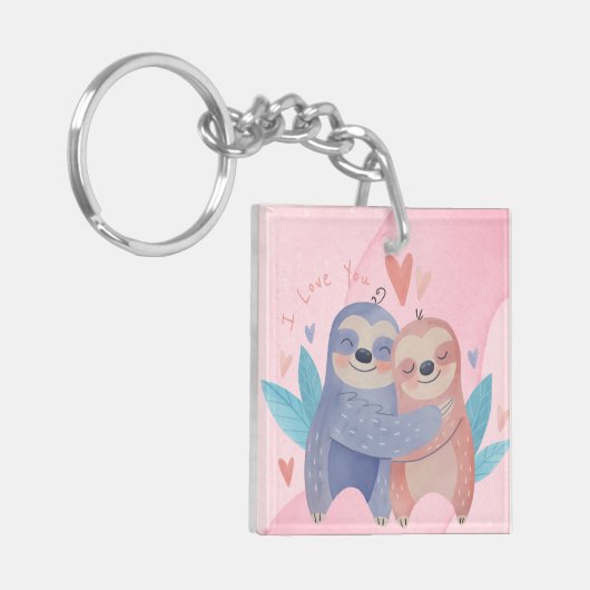 Cute Valentijnsdag Sleutelhanger (Voorkant Links)