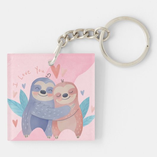 Cute Valentijnsdag Sleutelhanger (Achterkant)