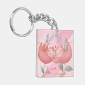 Cute Valentijnsdag Sleutelhanger (Voorkant Links)