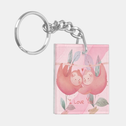 Cute Valentijnsdag Sleutelhanger (Voorkant Links)