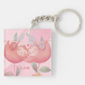 Cute Valentijnsdag Sleutelhanger (Achterkant)