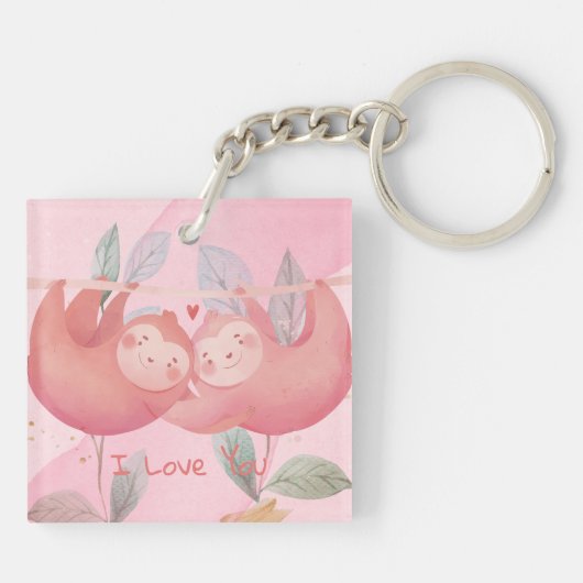 Cute Valentijnsdag Sleutelhanger (Achterkant)