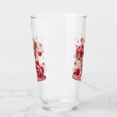 Cute Valentijnsdag Teddy Bear Glas (Links)