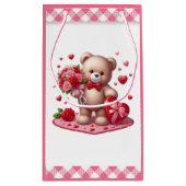 Cute Valentijnsdag Teddy Bear Klein Cadeauzakje (Achterkant)