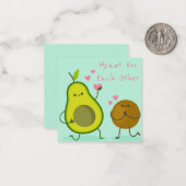 Cute Valentijnskaart Notitiekaartje (Voorkant / Achterkant in situ)