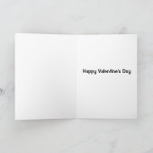 Cute Valentijnskaart Van De Hond Kaart (Binnen)